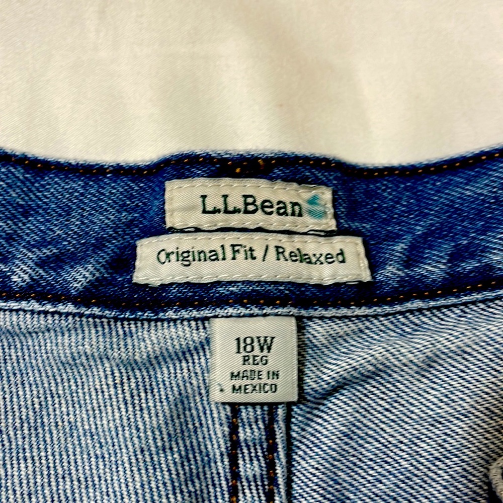 Llbean relaxed fir jeans